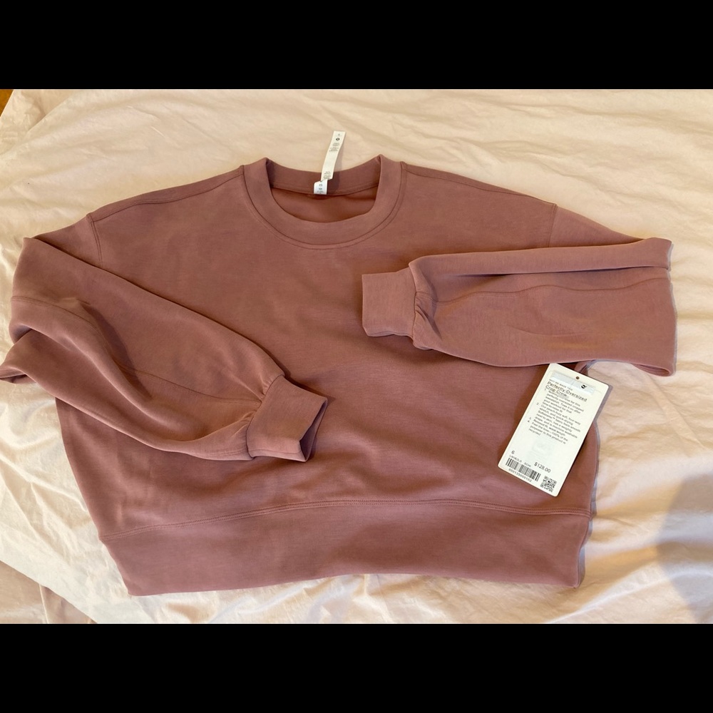 Lulu Lemon Perfectly Oversized Crop Crew